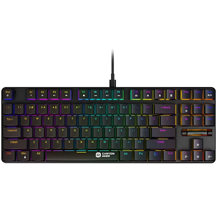 Canyon CND-SKB50-US Gaming Keyboard - Клавиатури<<<Периферия<<<Компютри и периферия<<<TechMart&&&Gaming Клавиатури<<<PC