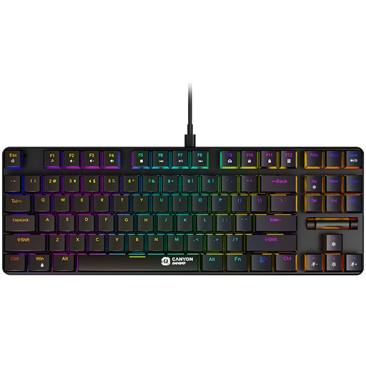 Canyon CND-SKB50-US Gaming Keyboard - Клавиатури<<<Периферия<<<Компютри и периферия<<<TechMart&&&Gaming Клавиатури<<<PC