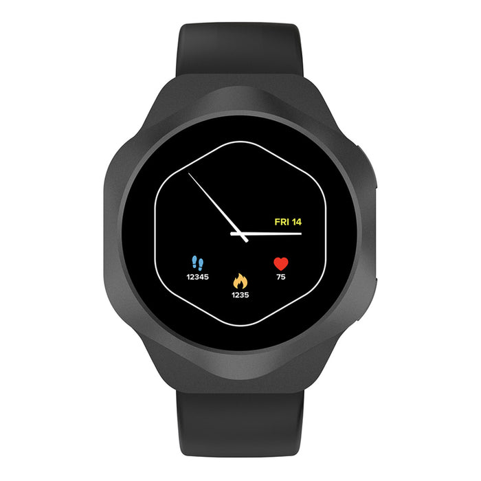 Smart watch CANYON Hexagon CNS-SW88BB BLACK 45 MM, HEART MONITOR, SPO2
