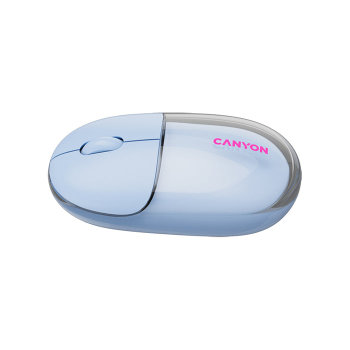 Mouse CANYON OnClick 24 CNS-CMSW24BL BLUE Silent Click