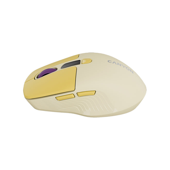 Mouse CANYON MW-26 CNS-CMSW26Y YELLOW Silent Click