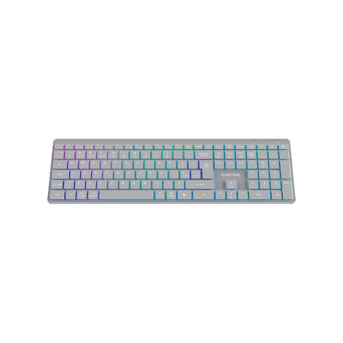 Keyboard CANYON HKB-W11 CNS-HBTK11G GRAY