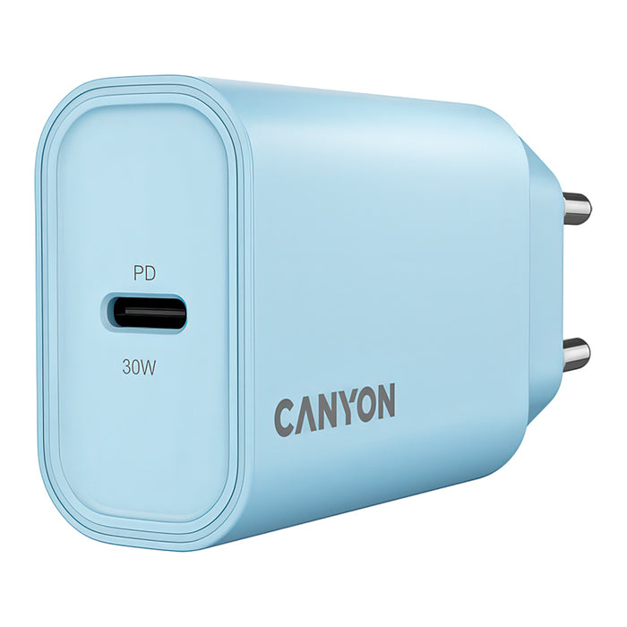 CHARGER 220V CANYON 30W BL CNE-CHA30CLLB up to 30W USB-C