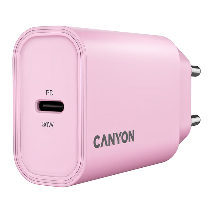 CHARGER 220V CANYON 30W PK CNE-CHA30CLPK up to 30W USB-C