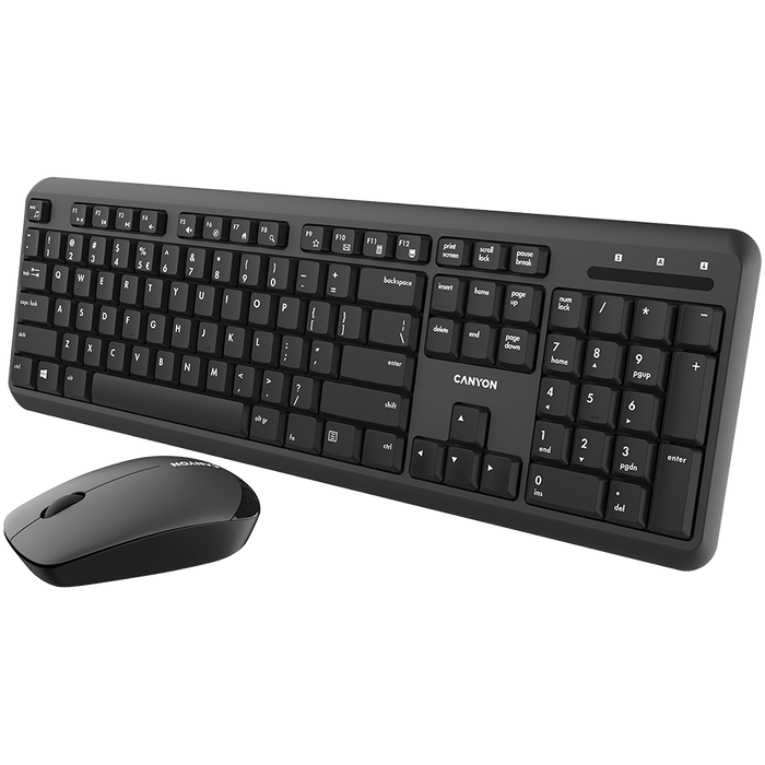 Keyboard and mouse Canyon CNS-HSETW02-BG