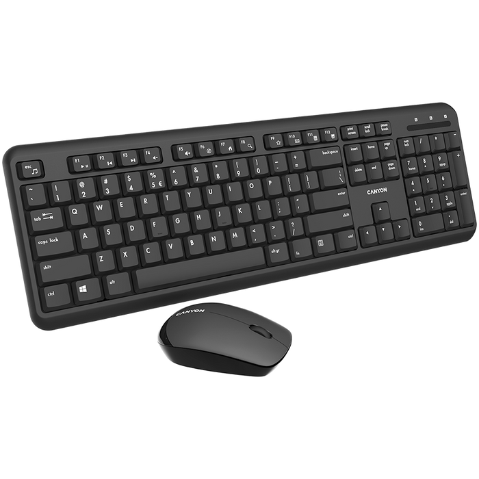 Keyboard and mouse Canyon CNS-HSETW02-BG
