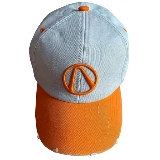 Cap Good Loot Borderlands 4 Vault Hunter Vintage Baseball Hat White Orange - CapsGDG-CZA<<<Gadgets