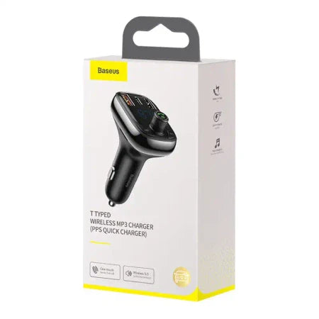 Car Bluetooth MP3 Player Baseus T Shaped S-13 Black OS - Car transmitters<<<Car accessories<<<InnproXML&&&Automotive