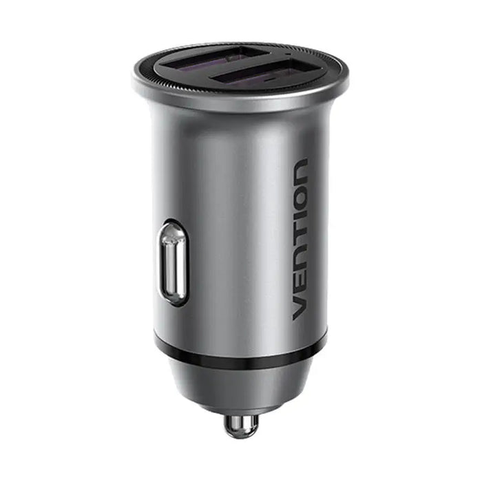 Car Charger 2x USB Vention FFEH0 30W Gray - Car chargers<<<Chargers<<<GSM Accessories<<<InnproXML&&&Електроника GPS и
