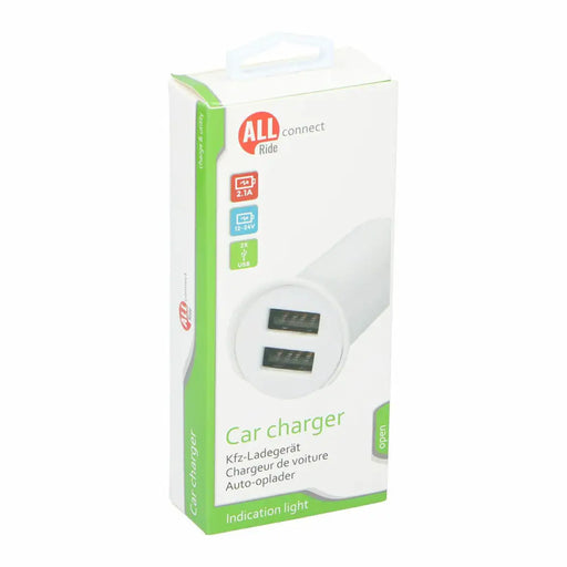 Car Charger All Ride 2,1 A 12-24 V USB - Електроника Телефони и таблети<<<Компютри| Електроника<<<BigBuy&&&USB зарядни