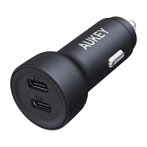 Car Charger Aukey CC-Y23 2xUSB-C 65W (black) - Car chargers<<<Chargers<<<GSM Accessories<<<InnproXML