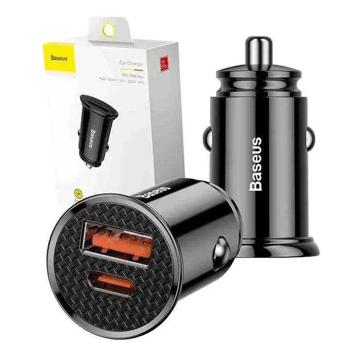 Car Charger Baseus Circular PD QC4.0+ 5A 30W (czarna) - Car chargers<<<Chargers<<<GSM Accessories<<<InnproXML&&&Cell