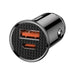 Car Charger Baseus Circular PD QC4.0+ 5A 30W (czarna) - Car charger<<<Accessories<<<Основна<<<DunaXML&&&Car