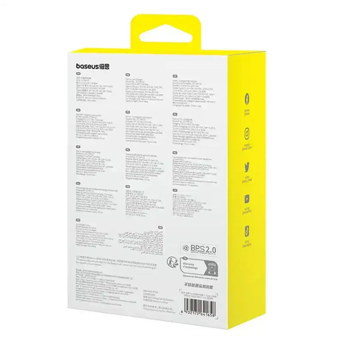 Car Charger Baseus Enjoyment Pro with cable USB-C 60W (Black) - Car chargers<<<Chargers<<<GSM