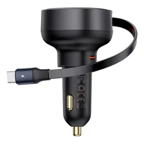Car Charger Baseus Enjoyment Pro with cable USB-C 60W (Black) - Car chargers<<<Chargers<<<GSM
