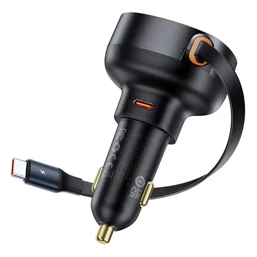 Car Charger Baseus Enjoyment Pro with cable USB-C 60W (Black) - Car chargers<<<Chargers<<<GSM