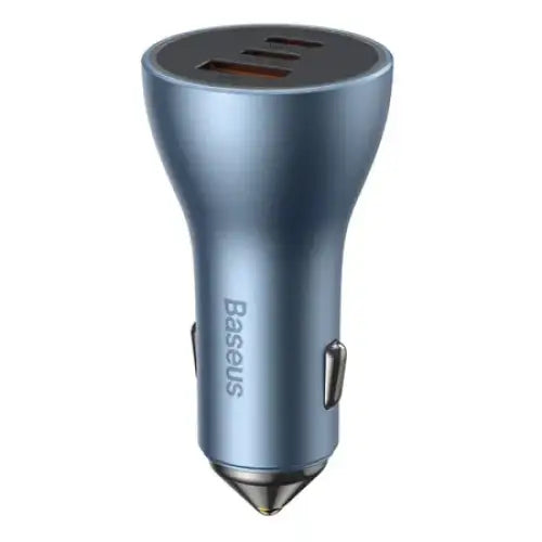 Car charger Baseus Golden Contactor Pro 2x USB-C 1x USB 65W (blue) - Car chargers<<<Chargers<<<GSM