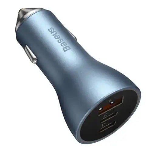 Car charger Baseus Golden Contactor Pro 2x USB-C 1x USB 65W (blue) - Car chargers<<<Chargers<<<GSM