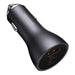 Car charger Baseus Golden Contactor Pro 2x USB-C 1x USB 65W (grey) - Car chargers<<<Chargers<<<GSM