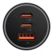 Car charger Baseus Golden Contactor Pro 2x USB-C 1x USB 65W (grey) - Car chargers<<<Chargers<<<GSM
