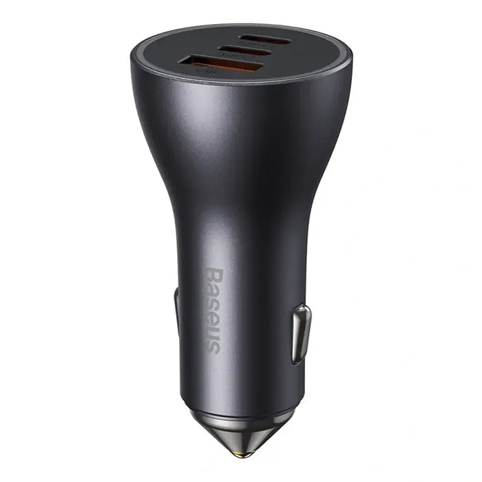 Car charger Baseus Golden Contactor Pro 2x USB-C 1x USB 65W (grey) - Car chargers<<<Chargers<<<GSM