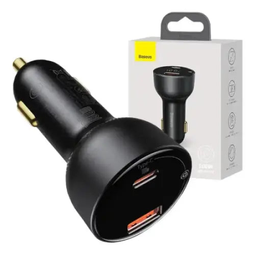 Car charger Baseus Superme USB USB-C 100W (black) - Car chargers<<<Chargers<<<GSM Accessories<<<InnproXML&&&Cell phone