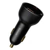 Car charger Baseus Superme USB USB-C 100W + USB-C cable (black) - Car chargers<<<Chargers<<<GSM