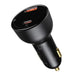 Car charger Baseus Superme USB USB-C 100W + USB-C cable (black) - Car chargers<<<Chargers<<<GSM
