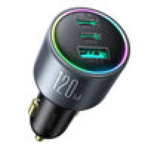 Car charger Joyroom JR-CCN07 3-Port C to C 120 W (Gray) - Car chargers<<<Chargers<<<GSM Accessories<<<InnproXML&&&Cell