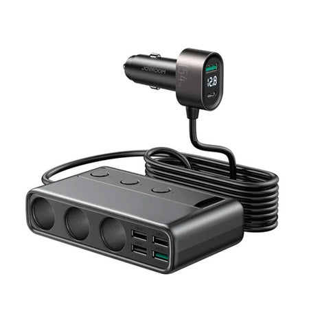 Car charger JOYROOM JR-CL06 Multi-Port (black) - Car chargers<<<Chargers<<<GSM Accessories<<<InnproXML&&&Cell phone USB