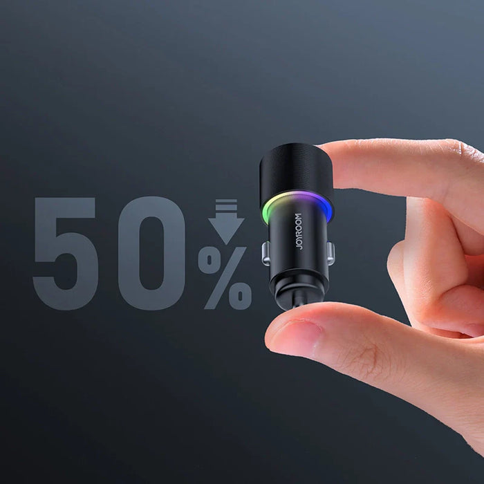 Car Charger Joyroom JR-CL10 2x USB 4.8A + Cable 3in1 (black) - Car chargers<<<Chargers<<<GSM