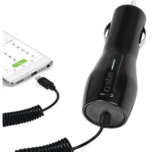 Car charger SBS Car charger with cable USB Type C connector TECARTC3A - Аксесоари за