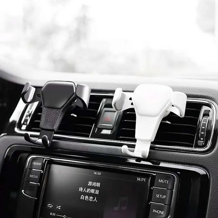 Car Holder H01 Black gravity car holder for the ventilation grille - Cell phone holders<<<HurtelXML
