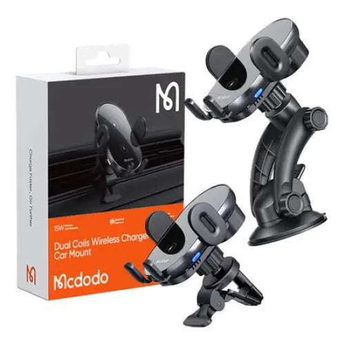 Car holder with induction charger Mcdodo CH-1600 (black) - Phone holders<<<Car accessories<<<InnproXML