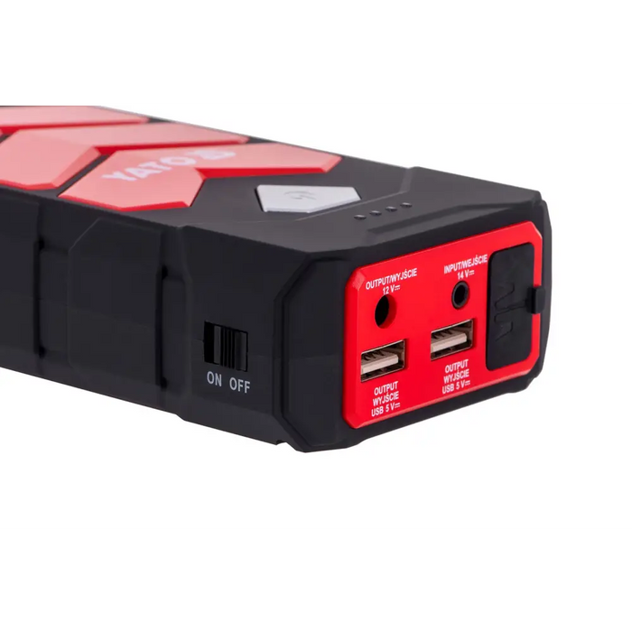 Car jump starter YATO YT-83081 car power bank 9000 mAh 9000 mAh Black Orange - Starting devices startersESA-ROZ<<<Car