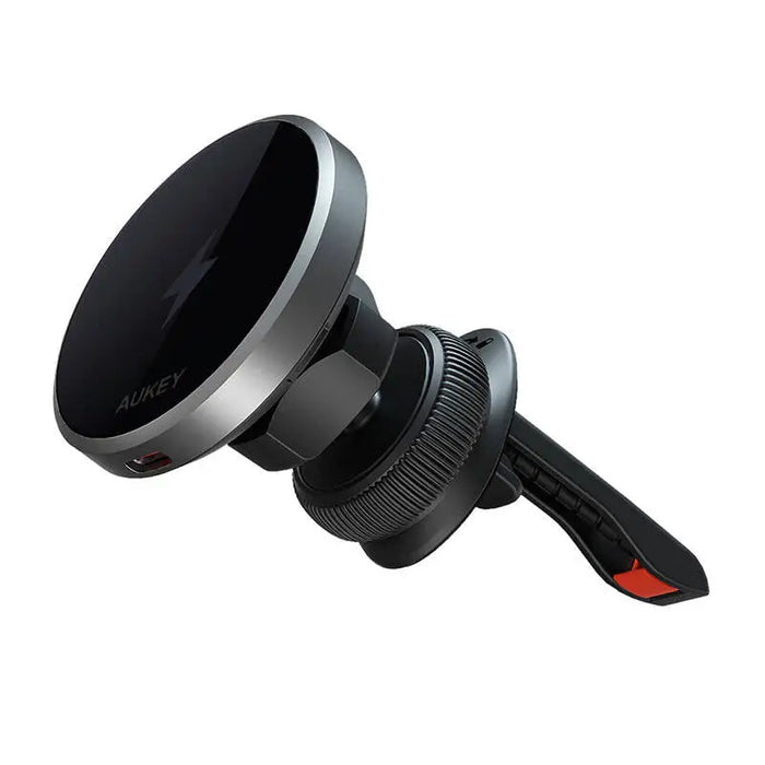 Car Phone Holder Aukey HD-MC13 with charger 15W Qi2 (black) - Phone holders<<<Car accessories<<<InnproXML