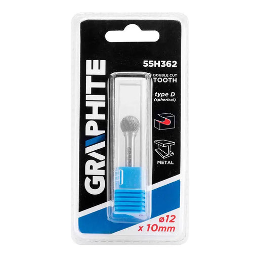CARBIDE ROUND MILLER FOR METAL 12X10MM GRAPHITE 55H362 - Метални четки<<<Консумативи за