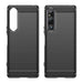 Carbon Case cover for Sony Xperia 1 V flexible silicone carbon cover black - Cell phone cases and covers<<<HurtelXML