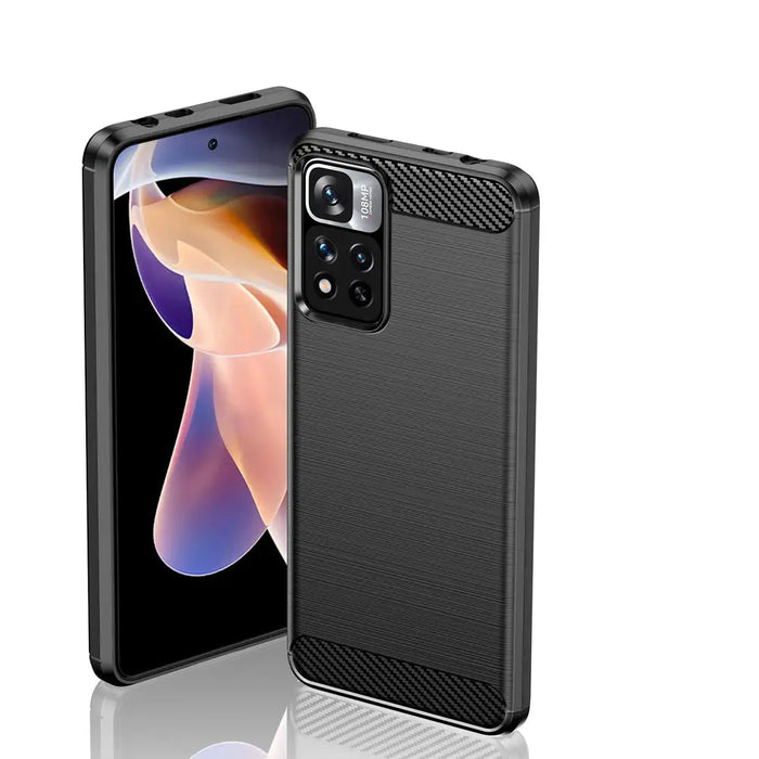 Carbon Case flexible case cover Xiaomi Redmi Note 11 Pro+ 5G (China) / 11 Pro 5G (China) / Mi11i HyperCharge / Poco X4