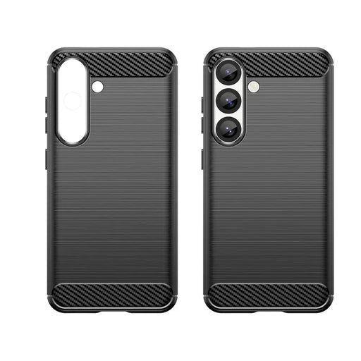 Carbon Case Flexible Silicone for Samsung Galaxy F06 5G - Black - Cell phone cases and covers<<<HurtelXML