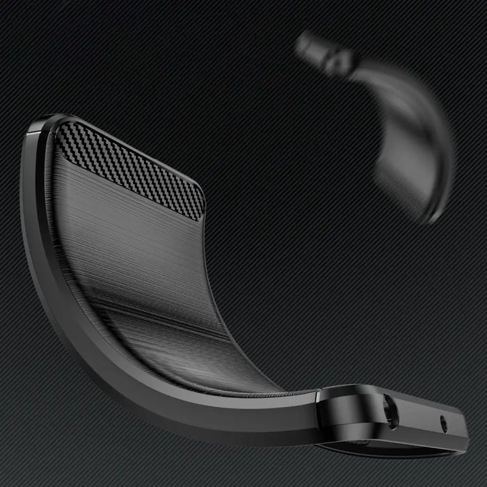 Carbon Case flexible silicone for Xiaomi 15 - black - Cell phone cases and covers<<<HurtelXML