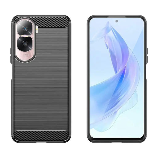 Carbon Case for Honor 90 Lite / X50i - black - Cell phone cases and covers<<<HurtelXML