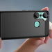 Carbon Case case for Infinix Hot 12 Pro flexible silicone carbon cover black - Cell phone cases and covers<<<HurtelXML