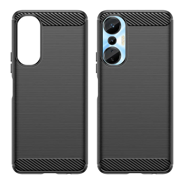 Carbon Case case for Infinix Hot 20S flexible silicone carbon cover black - Cell phone cases and covers<<<HurtelXML