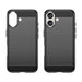 Carbon Case for iPhone 16 Plus Silicone Case - Black - Cell phone cases and covers<<<HurtelXML