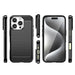 Carbon Case for iPhone 16 Pro - Black - Cell phone cases and covers<<<HurtelXML