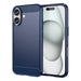 Carbon Case for iPhone 16 Silicone Case - Blue - Cell phone cases and covers<<<HurtelXML