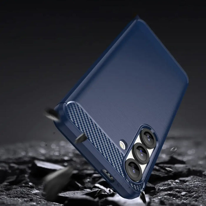 Carbon Case for iPhone 16e - Blue - Cell phone cases and covers<<<HurtelXML