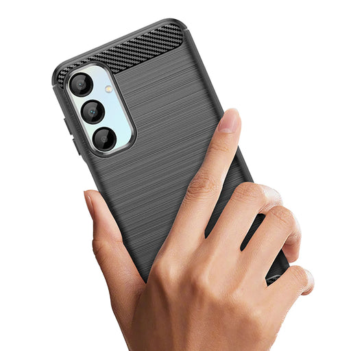 Carbon Case for Samsung Galaxy A16 / A16 5G - Black - Cell phone cases and covers<<<HurtelXML