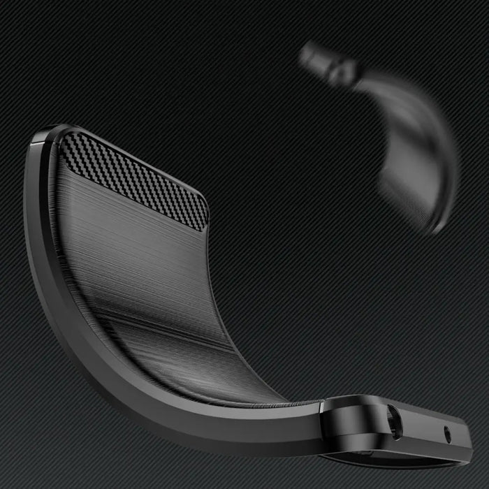 Carbon Case case for Samsung Galaxy A34 5G flexible silicone carbon cover black - Cell phone cases